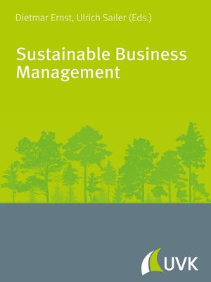 cover image of Sustainable Business Management